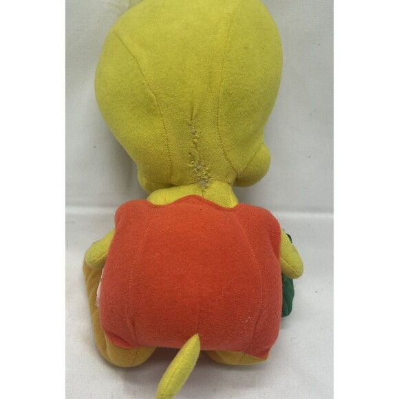 VTG Tweety Bird Warner Bros Halloween Looney Tunes 11” Plush 1997 Stuffed Animal - Picture 12 of 16